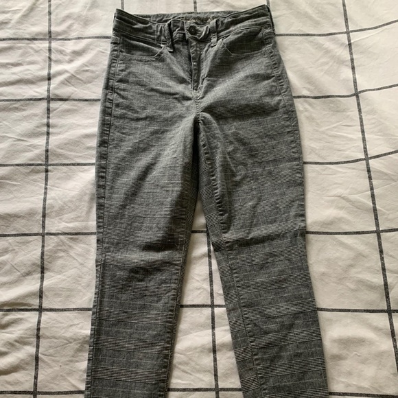 plaid pants american eagle